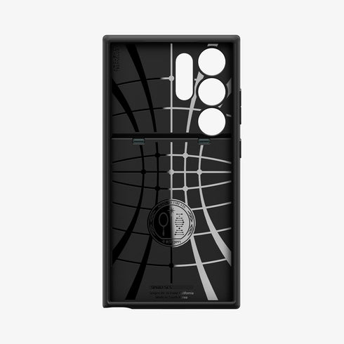 ACS07306 - Galaxy S24 Ultra Case Slim Armor CS in Black showing the back